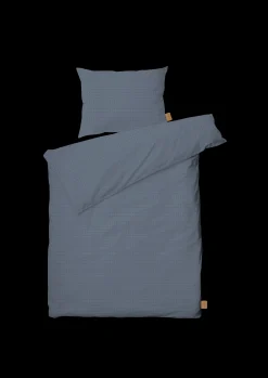 Online Cube Sengetøj 150x210 cm støvet blå SE | Køb her Sengetæj