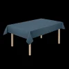 Best Damaskdug 150x300 cm i blå fra serien Piquet | Køb her Duge|Duge