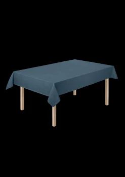 Best Damaskdug 150x300 cm i blå fra serien Piquet | Køb her Duge|Duge