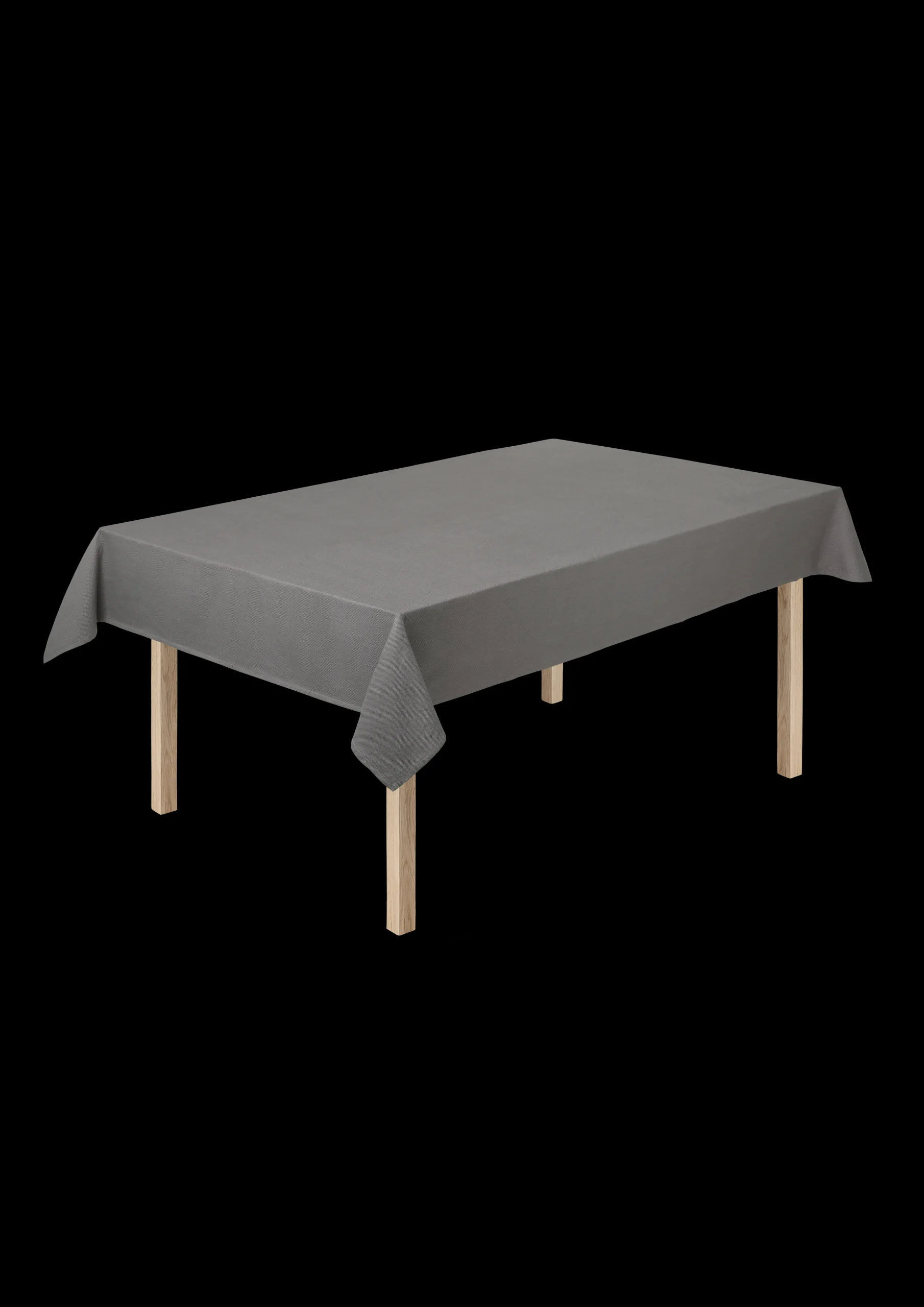 New Damaskdug 150x220 cm i grå fra serien Piquet | Køb her Duge|Duge