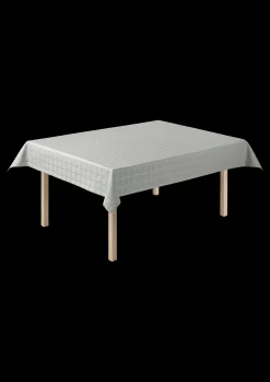 Damaskdug 150x270 cm i grå fra serien Brick | Køb her Duge|Duge