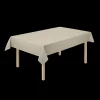 Online Damaskdug 150x350 cm i sand fra serien Piquet | Køb her Duge|Duge