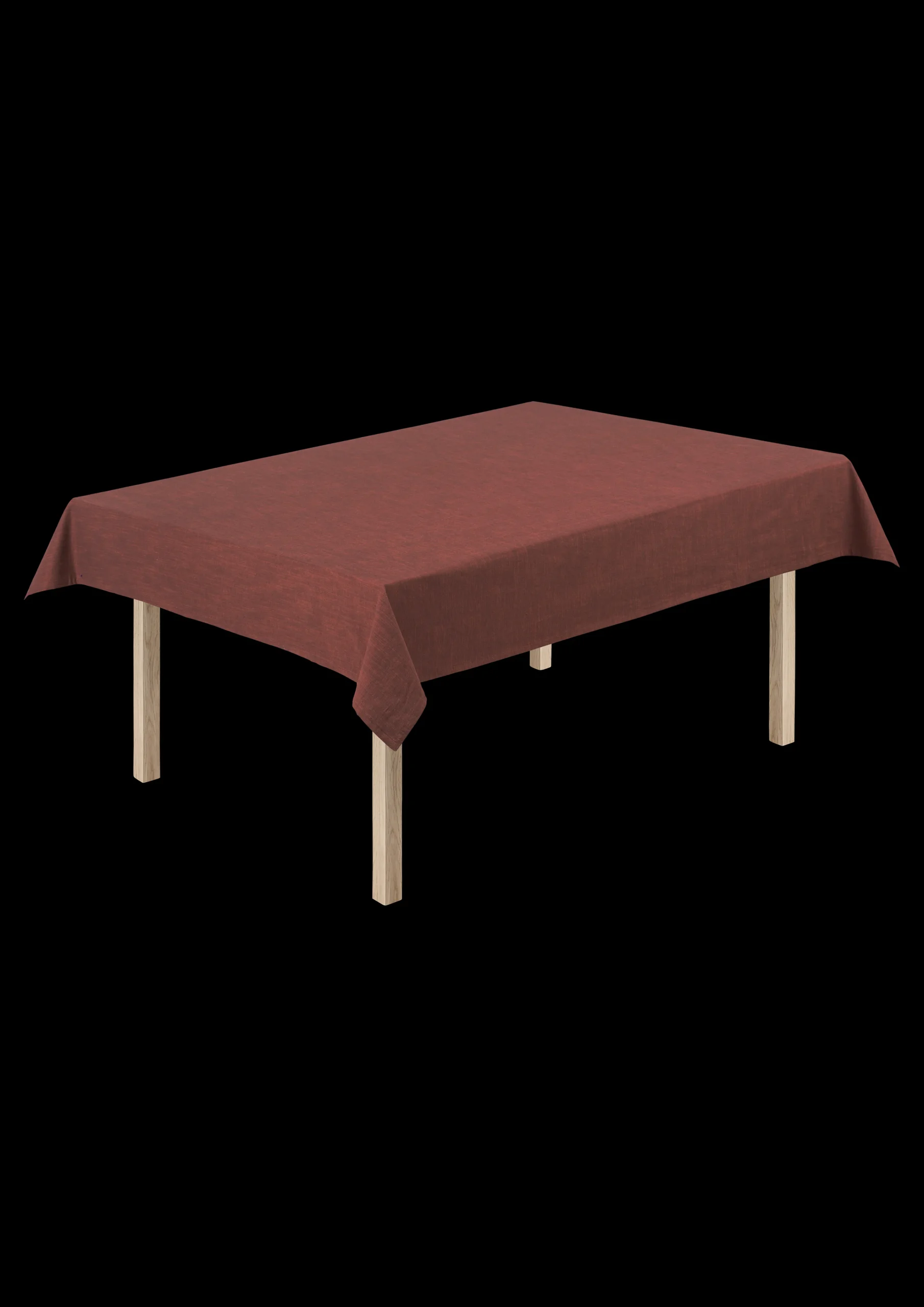 Outlet Dug 150x270 cm i brun fra serien Basic | Køb her Duge|Duge