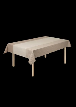 Discount Dug 150x300 cm i sand fra serien Lines | Køb her Duge|Duge