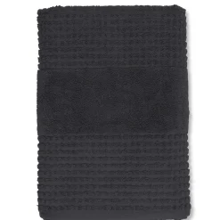 Outlet Håndklæde 70x140 cm i grå fra serien Check | Køb her Håndklæder