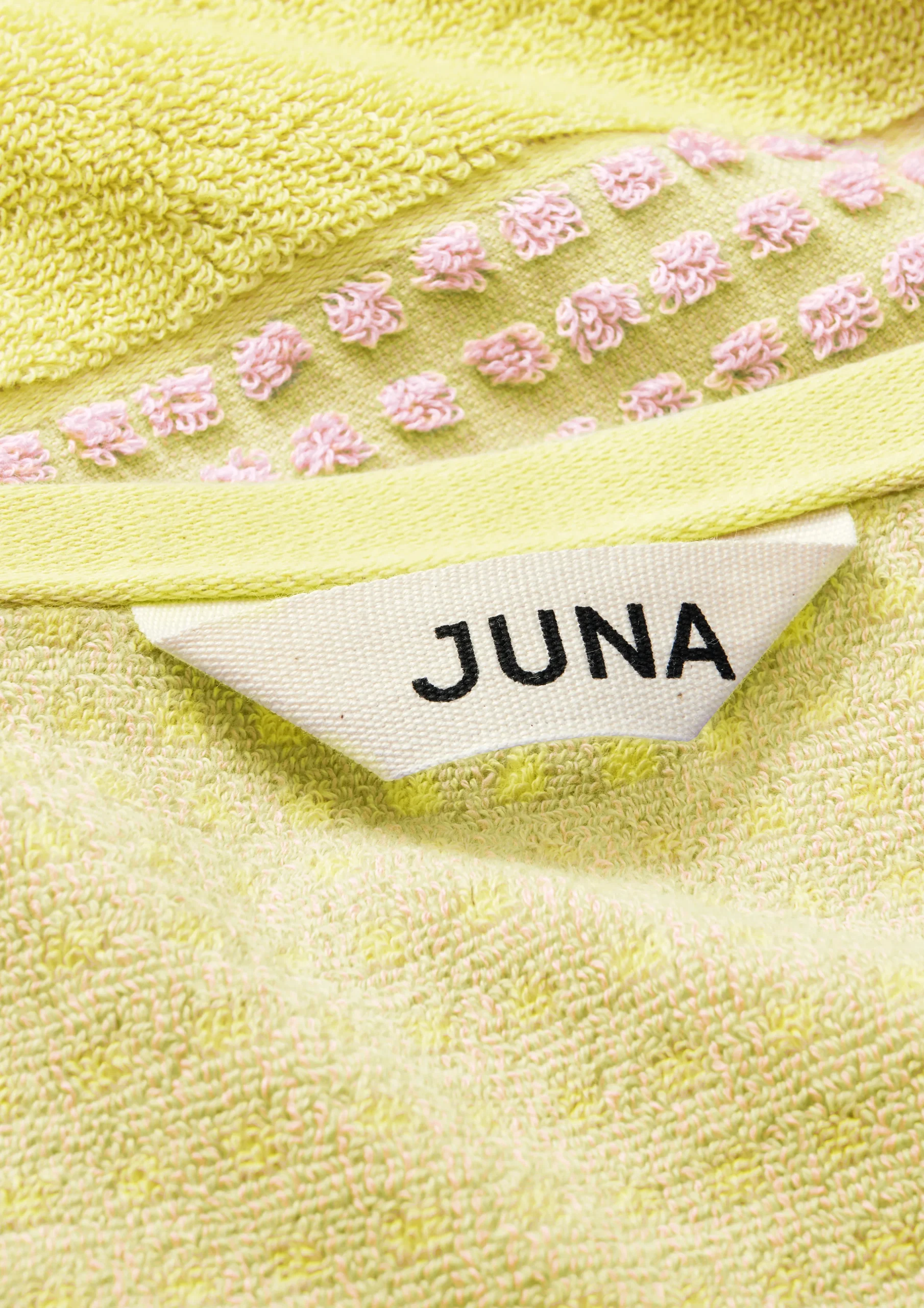 Online Håndklæde 50x100 cm i gul fra serien Check | Køb her Nyheder|Håndklæder