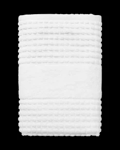 Best Håndklæde 50x100 cm i hvid fra serien Check | Køb her Håndklæder
