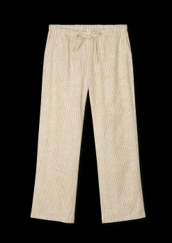 New Monochrome Lines Barbara pants XS okker/hvid | Køb her Nattøj