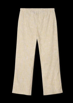 New Monochrome Lines Barbara pants XS okker/hvid | Køb her Nattøj