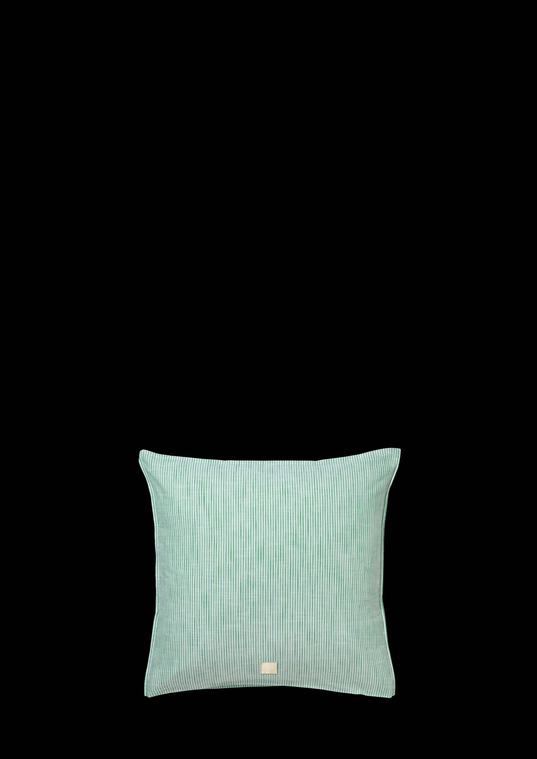 Outlet Monochrome Lines Pudebetræk 63x60cm grøn/hvid | Køb her Pudebetræk
