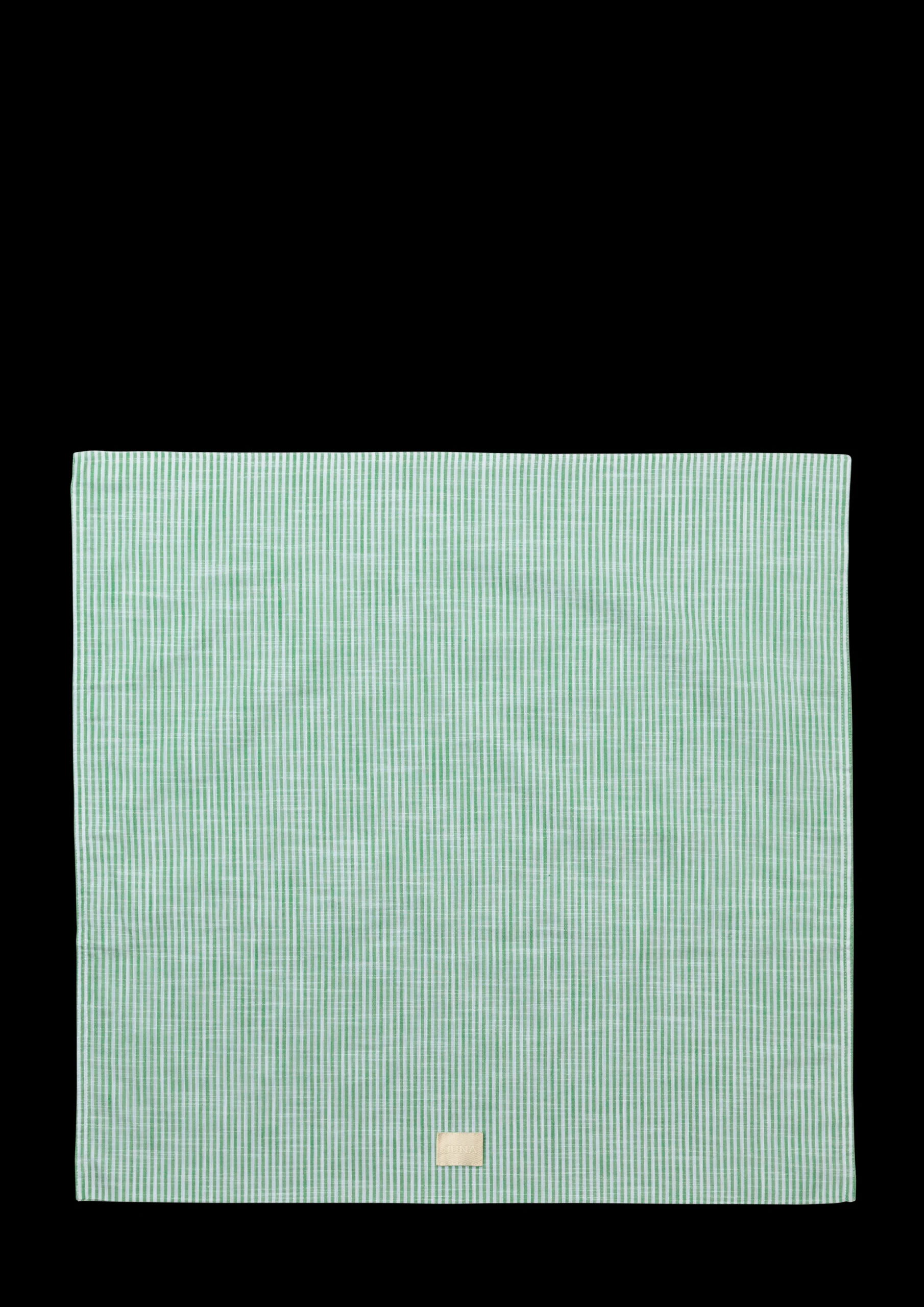 Outlet Monochrome Lines Pudebetræk 63x60cm grøn/hvid | Køb her Pudebetræk