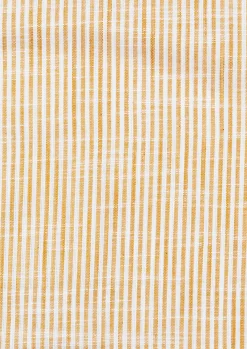 Hot Monochrome Lines Pudebetræk 63x60 cm okker/hvid Pudebetræk