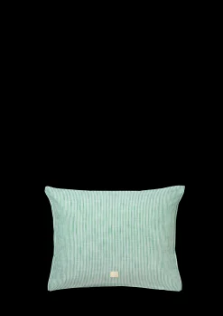 Hot Monochrome Lines Pudebetræk 70x50cm grøn/hvid | Køb her Pudebetræk