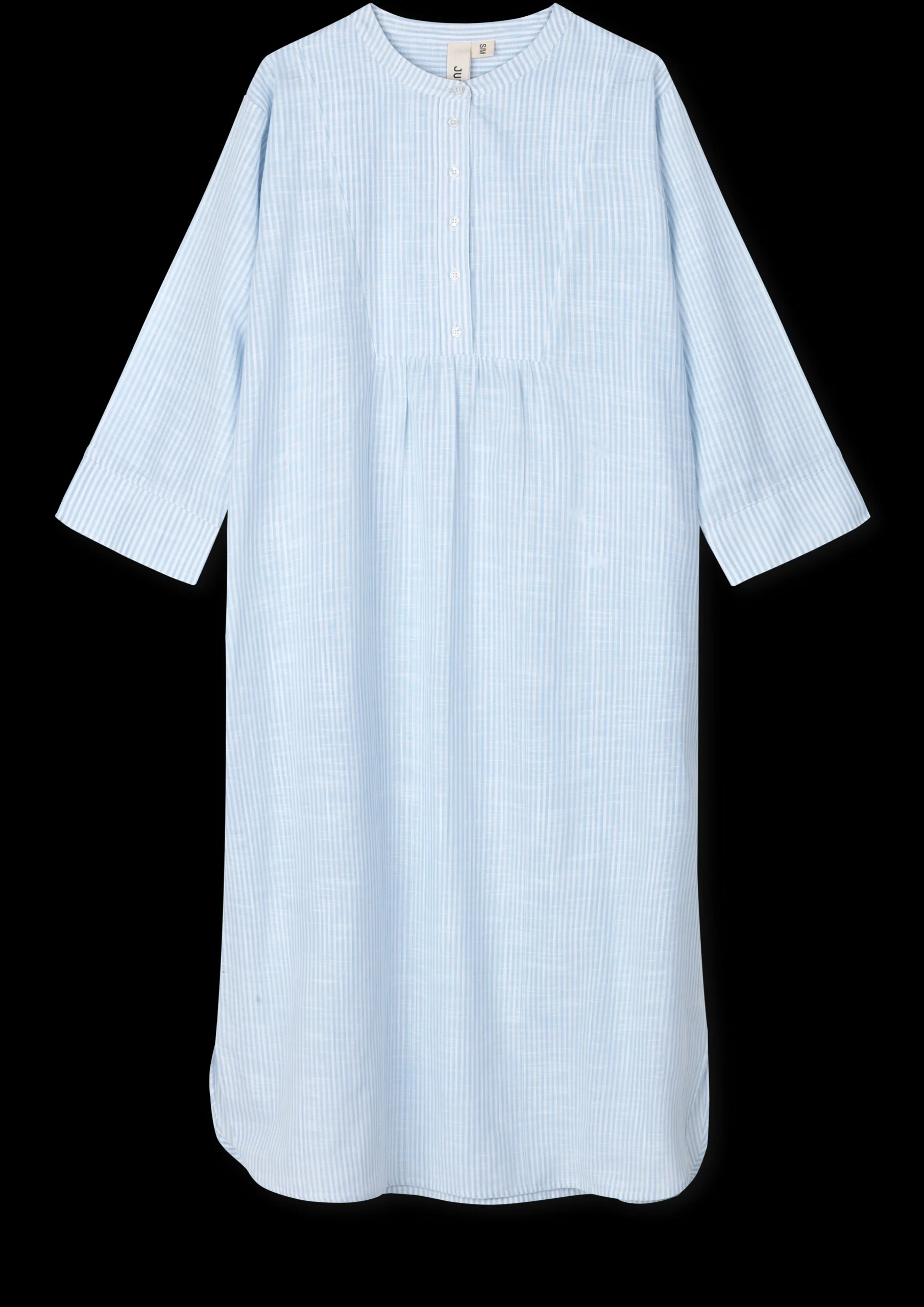 New Monochrome Lines Sonja dress XS lys blå/hvid | Køb her Kjoler|Nattøj