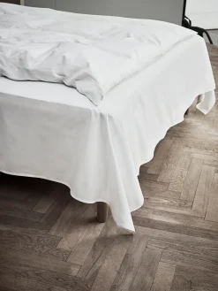 Outlet Percale Fladt lagen 240x260 cm hvid | Køb her Lagner