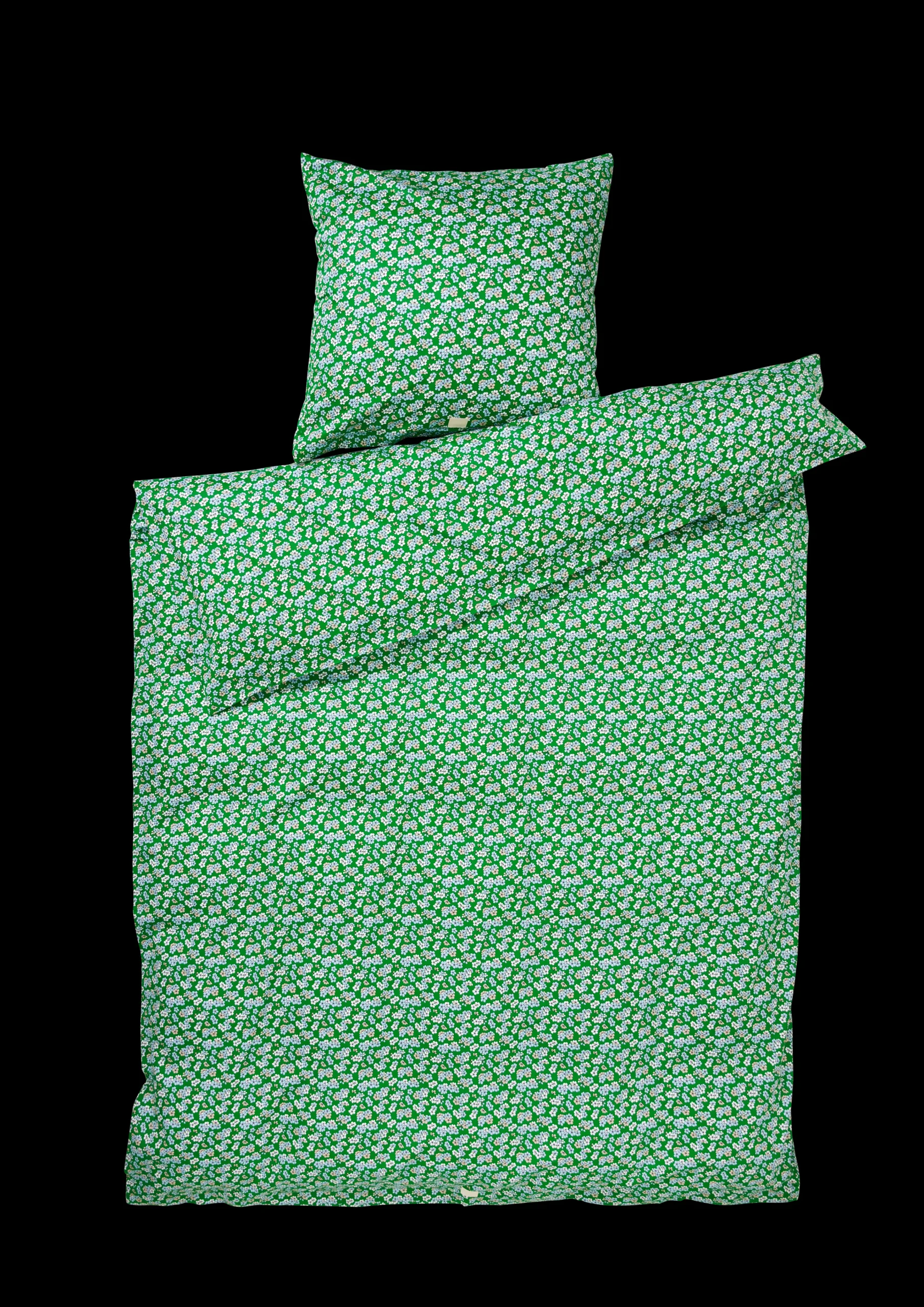Discount Pleasantly Sengetøj 140x200 cm grøn DK | Køb her Sengetæj