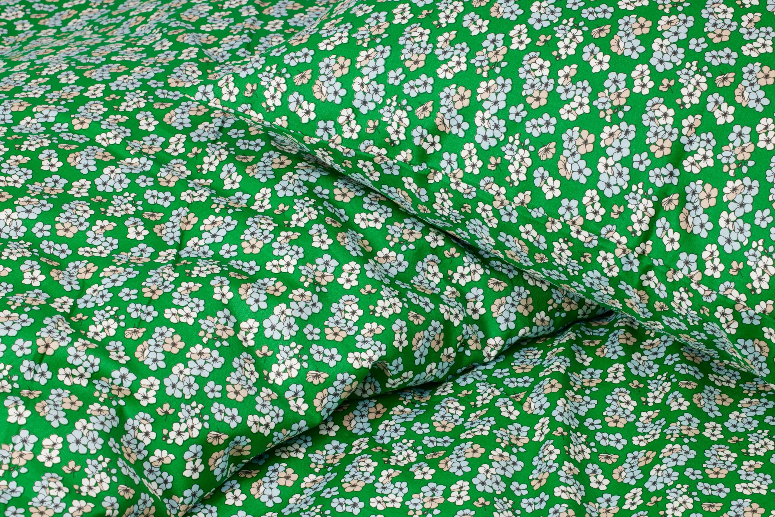 Discount Pleasantly Sengetøj 140x200 cm grøn DK | Køb her Sengetæj