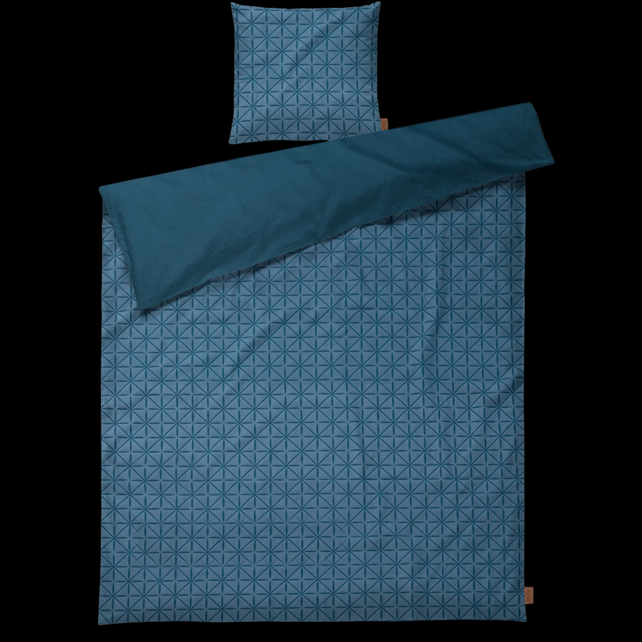 Outlet Sengetøj 150x210 cm i blå fra serien Stars | Køb her Sengetæj