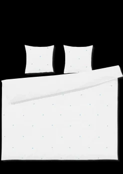 Clearance Sengetøj 220x220 cm i hvid fra serien Daisy | Køb her Nyheder|Sengetæj