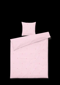 Outlet Sengetøj 150x210 cm i rosa fra serien Daisy | Køb her Nyheder|Sengetæj