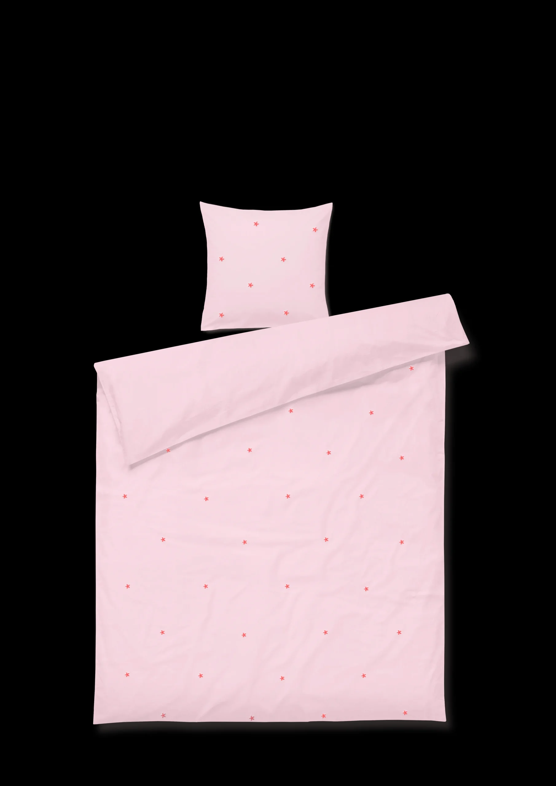 Hot Sengetøj 140x220 cm i rosa fra serien Daisy | Køb her Nyheder|Sengetæj