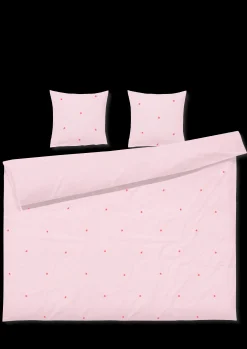 Clearance Sengetøj 220x220 cm i rosa fra serien Daisy | Køb her Nyheder|Sengetæj