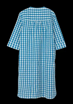 Online Sonja dress S/M i blå fra serien Bæk&Bølge | Køb her Kjoler|Nattøj