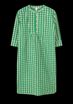 Best Sonja dress S/M i grøn fra serien Bæk&Bølge | Køb her Kjoler|Nattøj