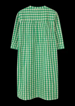 Best Sonja dress S/M i grøn fra serien Bæk&Bølge | Køb her Kjoler|Nattøj