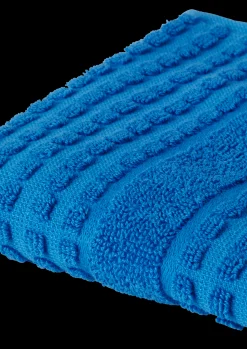 Sale Vaskeklud 30x30 cm i blå fra serien Check | Køb her Vaskeklude