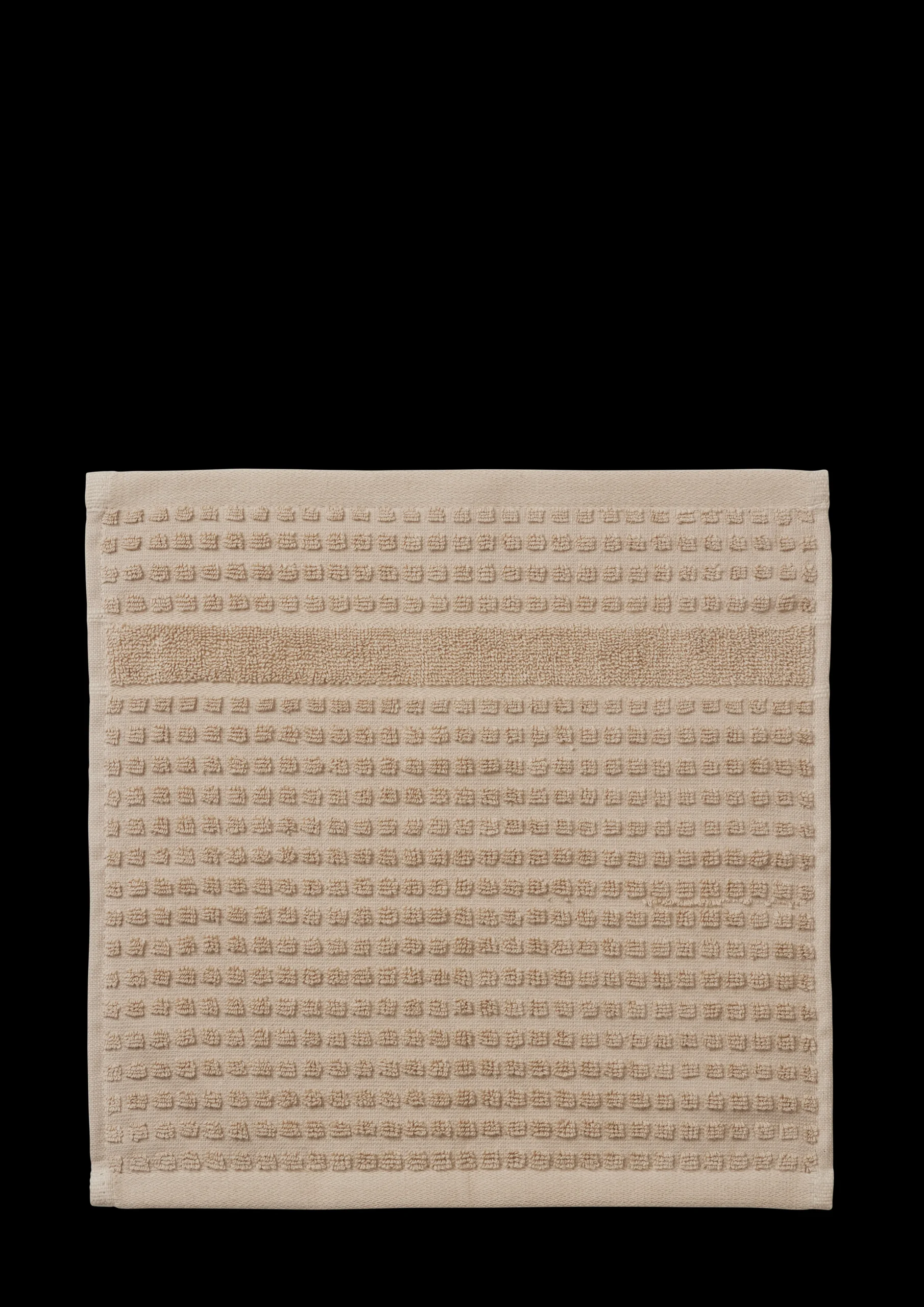 Clearance Vaskeklud 30x30 cm i sand fra serien Check | Køb her Vaskeklude