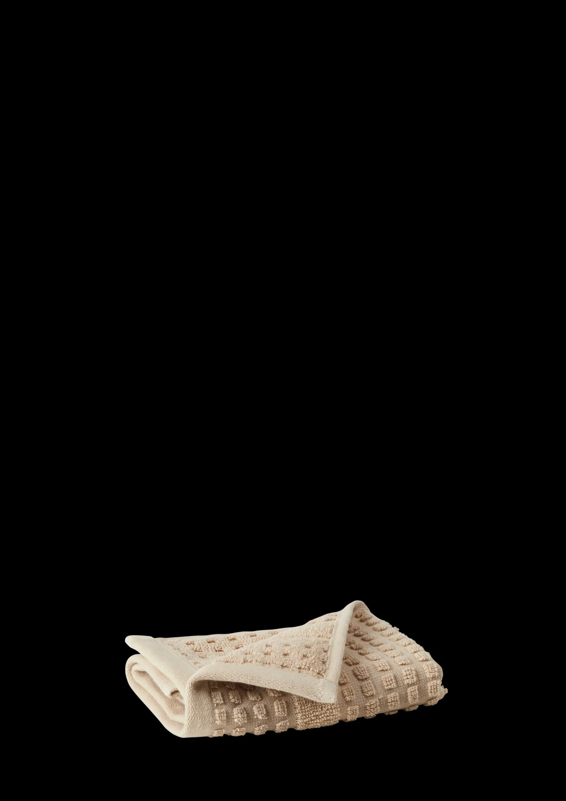 Clearance Vaskeklud 30x30 cm i sand fra serien Check | Køb her Vaskeklude