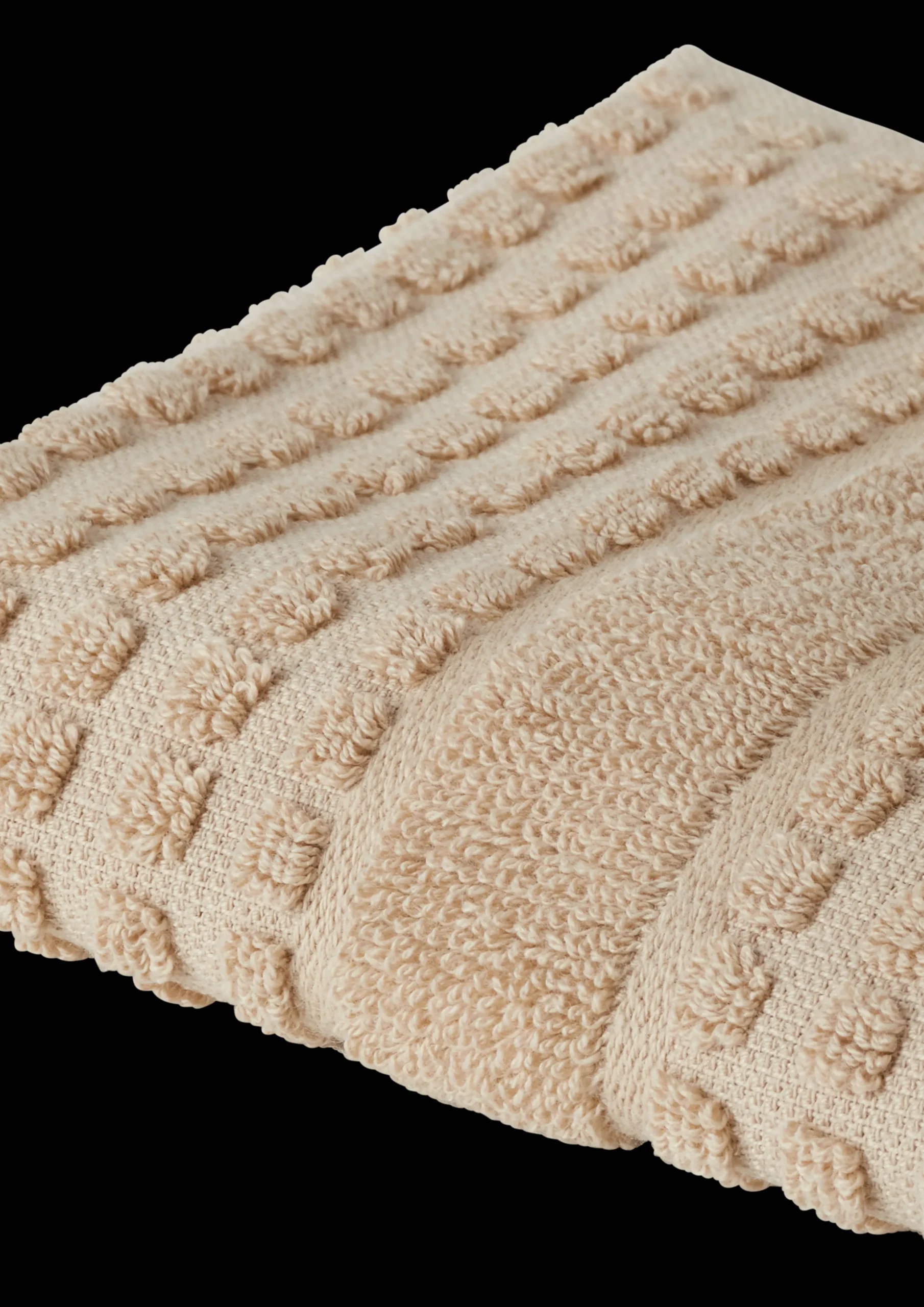 Clearance Vaskeklud 30x30 cm i sand fra serien Check | Køb her Vaskeklude