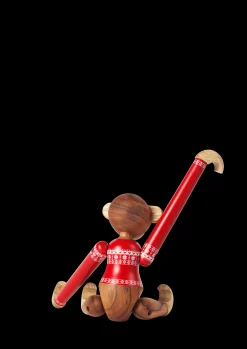 Hot Abe Julesweater 2024 lille teak/limba | Køb nu Træfigurer & Skulpturer