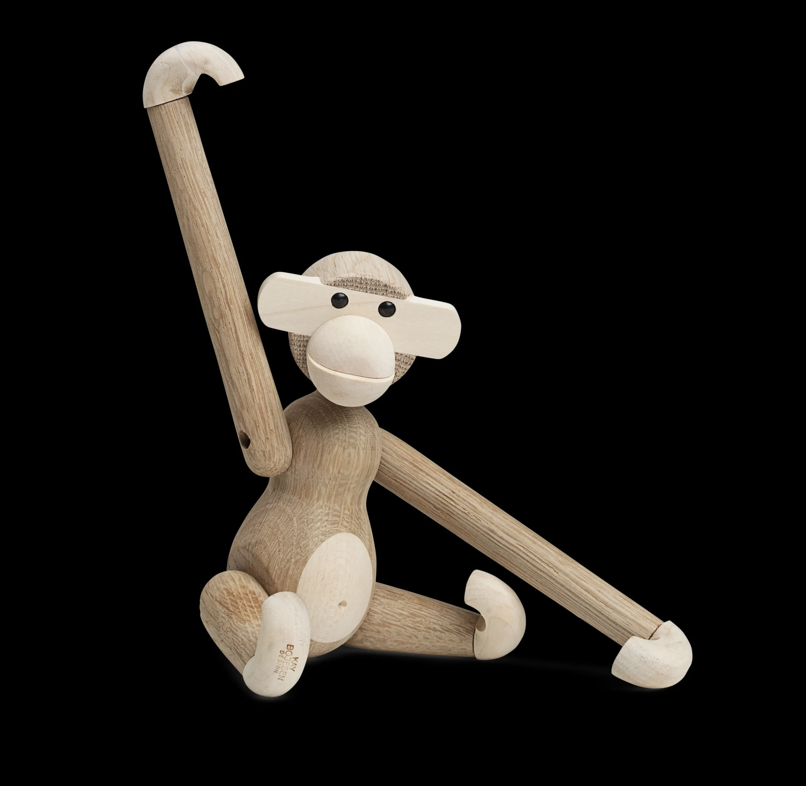 Abe lille i træ fra serien Monkey | Køb her Træfigurer & Skulpturer