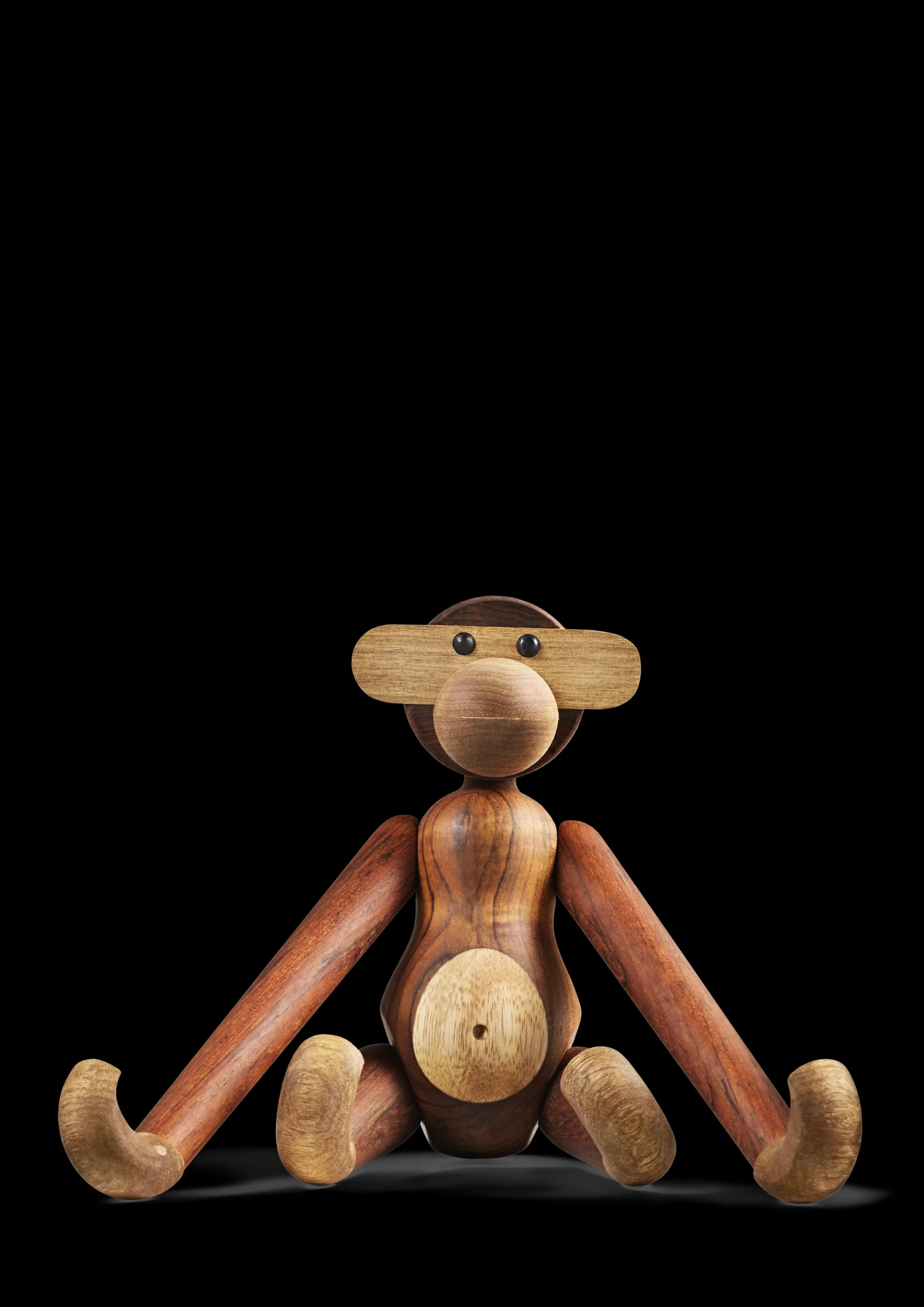 Online Abe mellem i træ fra serien Monkey | Køb her Træfigurer & Skulpturer