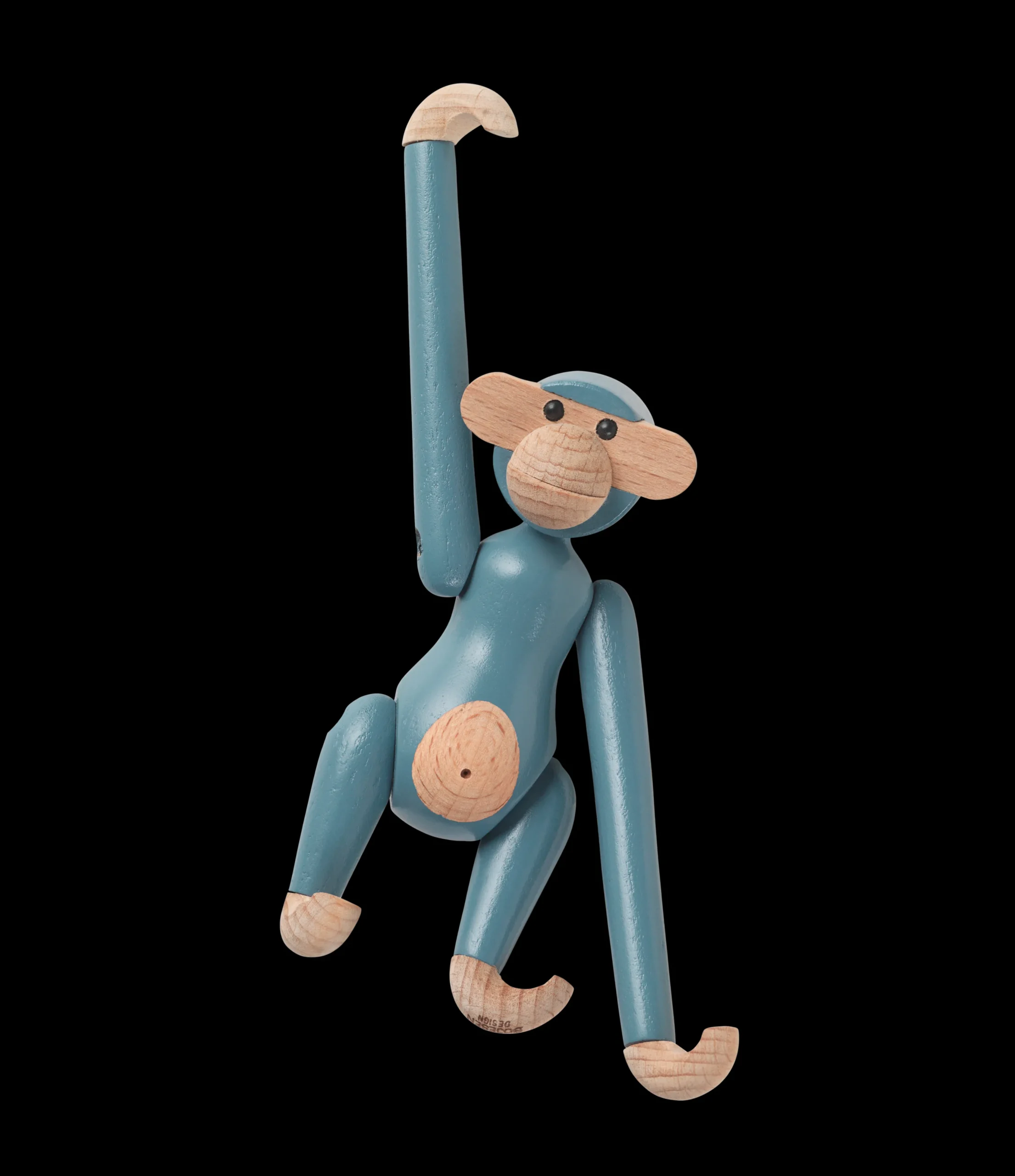 Online Abe mini i blå fra serien Monkey | Køb her Træfigurer & Skulpturer