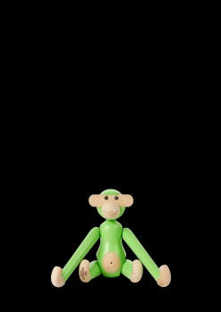 New Abe mini i grøn fra serien Monkey | Køb her Nyheder|Træfigurer & Skulpturer
