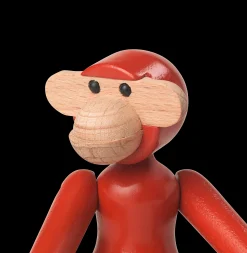 Hot Abe mini i rød fra serien Monkey | Køb her Træfigurer & Skulpturer
