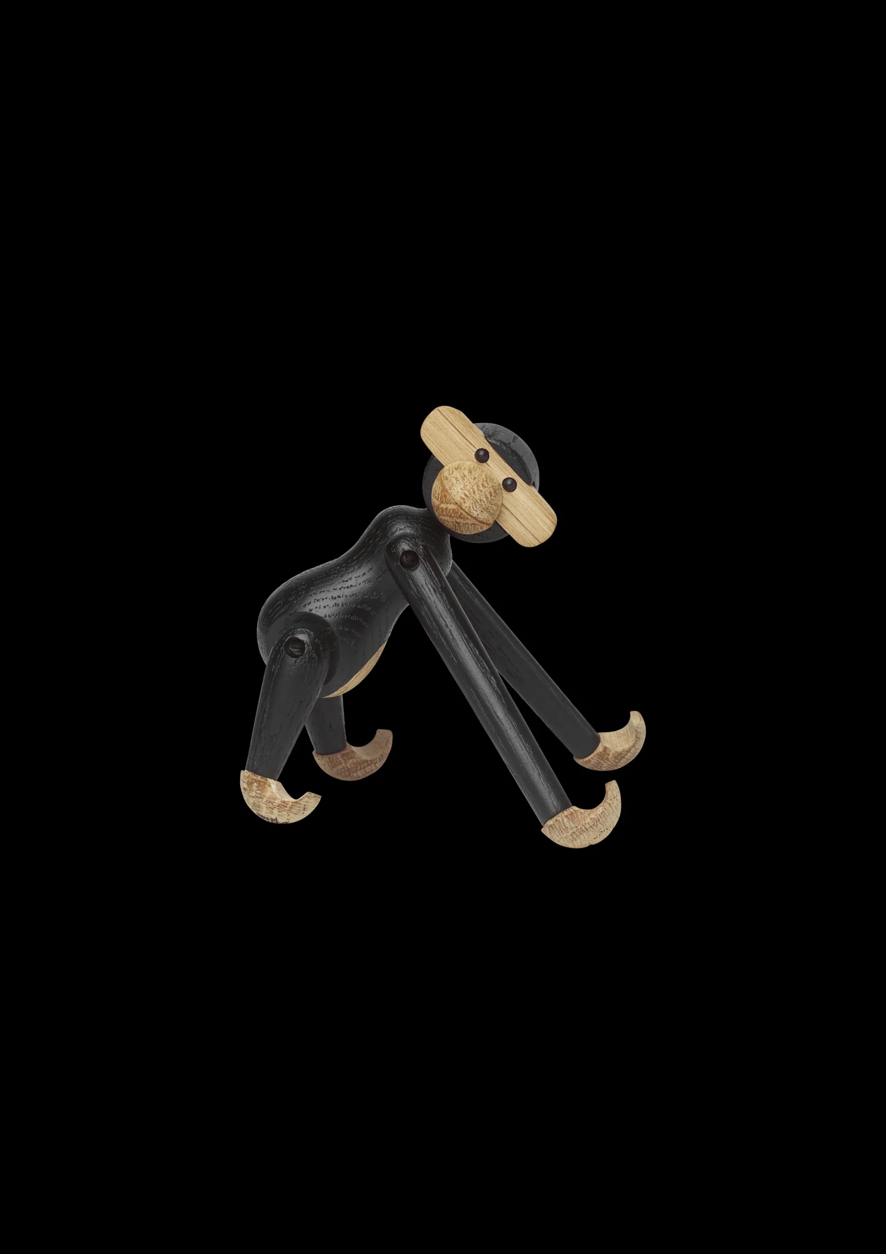 Discount Abe mini i træ fra serien Monkey | Køb her Træfigurer & Skulpturer