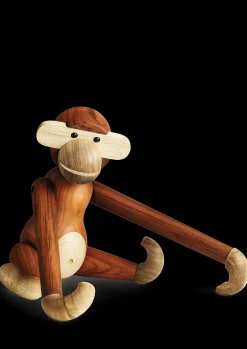 Sale Abe stor i træ fra serien Monkey | Køb her Træfigurer & Skulpturer