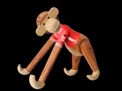 Hot Abe x DBU Herre 2024 stor teak/limba - Køb her Træfigurer & Skulpturer