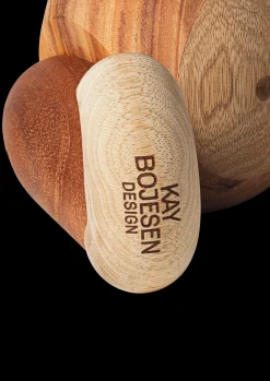 Hot Abe x DBU Kvinde 2024 stor teak/limba - Køb her Træfigurer & Skulpturer