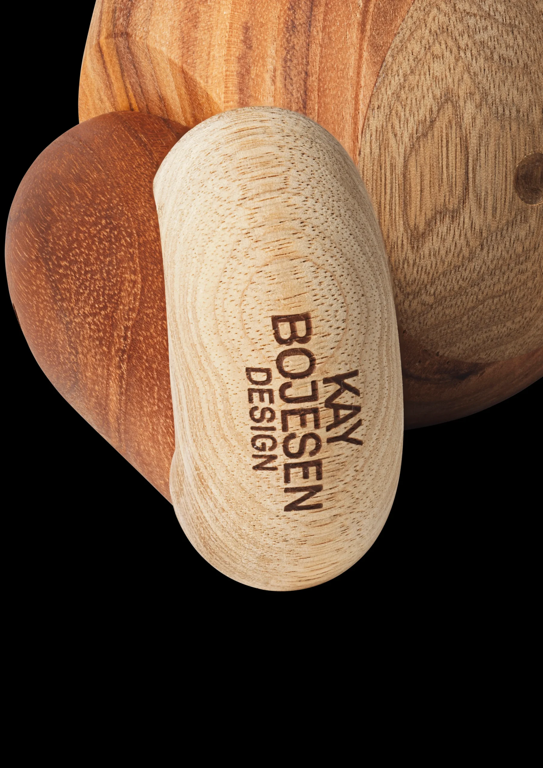 Hot Abe x DBU Kvinde 2024 stor teak/limba - Køb her Træfigurer & Skulpturer
