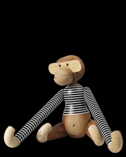Clearance Abe x Nørgaard paa Strøget stor sort/hvid Træfigurer & Skulpturer
