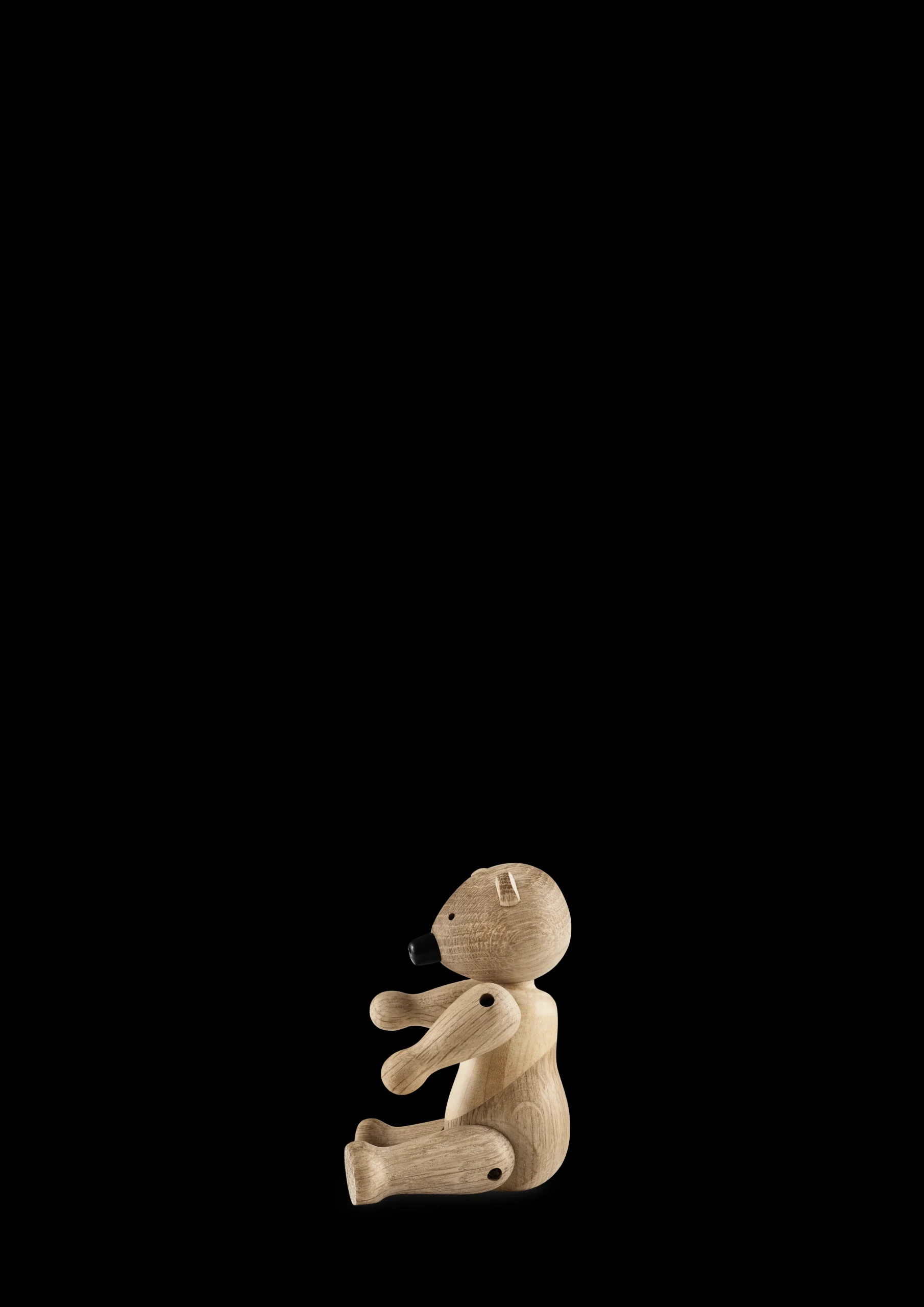 Sale Bjørn liliput eg/ahorn | Køb på Rosendahl.com Træfigurer & Skulpturer