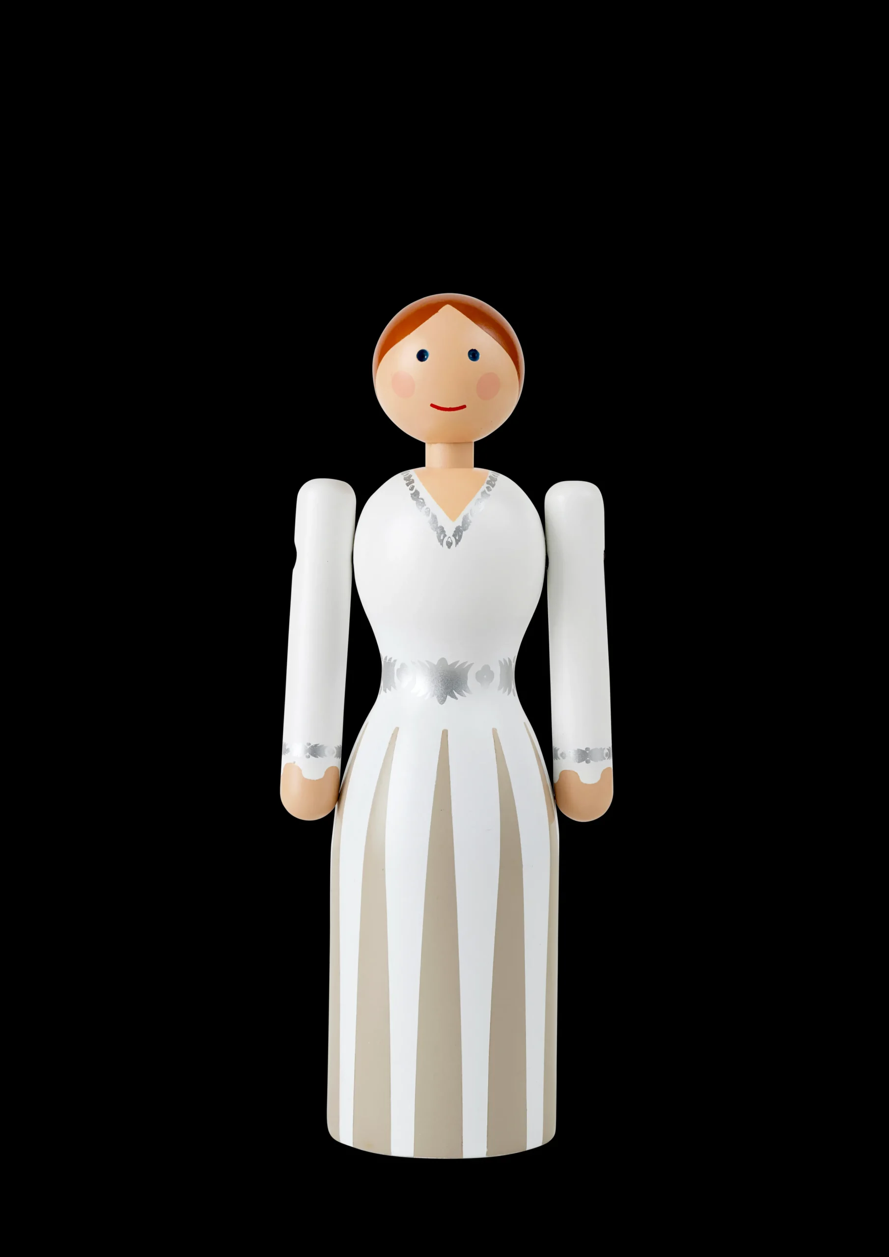 Online Brud H17 cm i hvid fra serien Figurines Træfigurer & Skulpturer|Brud Og Brudgom