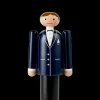 Brudgom H18 cm i blå fra serien Figurines Træfigurer & Skulpturer|Brud Og Brudgom