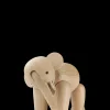 Clearance Elefant mini i træ fra serien Other animals Træfigurer & Skulpturer