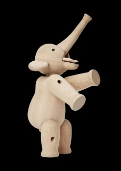 Clearance Elefant stor i træ fra serien Other animals Nyheder|Træfigurer & Skulpturer